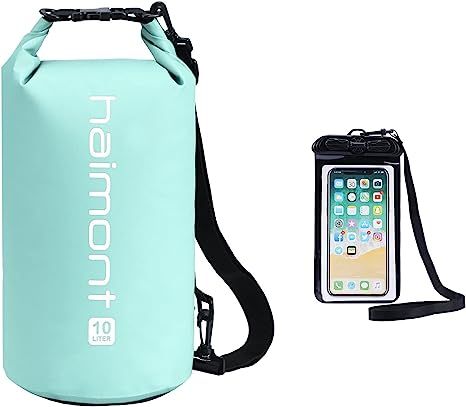 Haimont Waterproof Dry Bag Floating Dry Sack Roll Top Dry Backpack for Kayaking, Rafting, Boating... | Amazon (US)