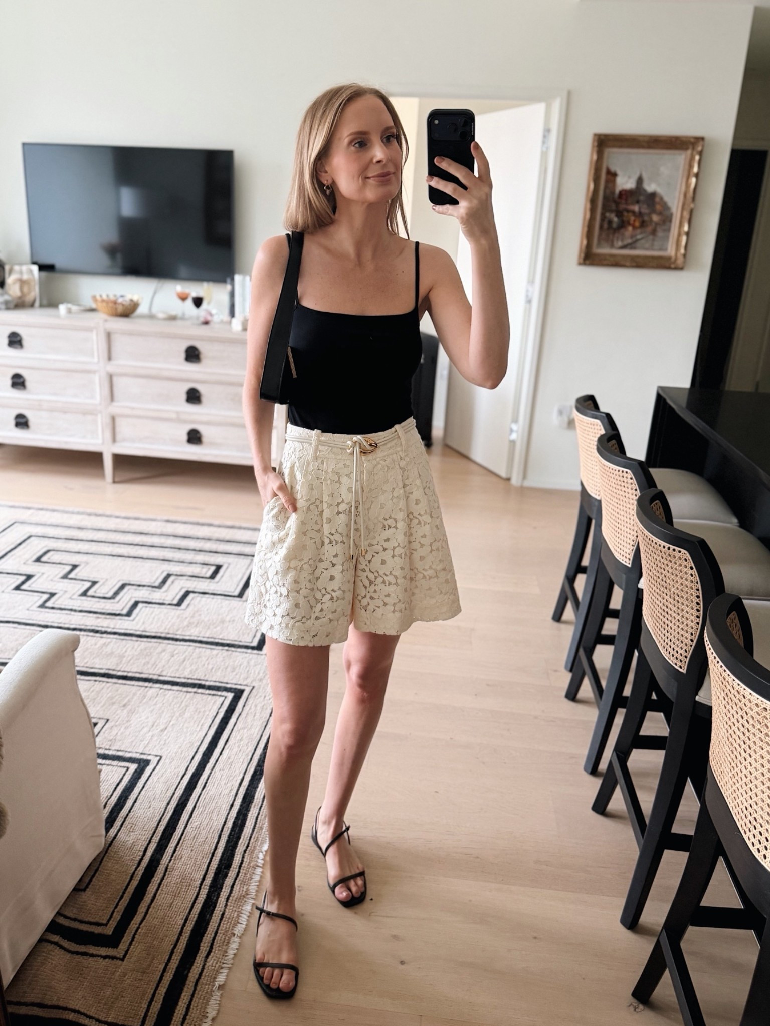 Today’s look! Shorts are old Zimmermann, sandals are old Emme Parsons.

#LTKootd