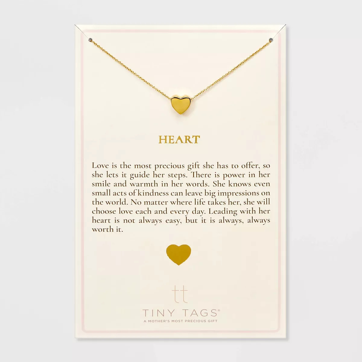 Tiny Tags Heart Chain Necklace | Target