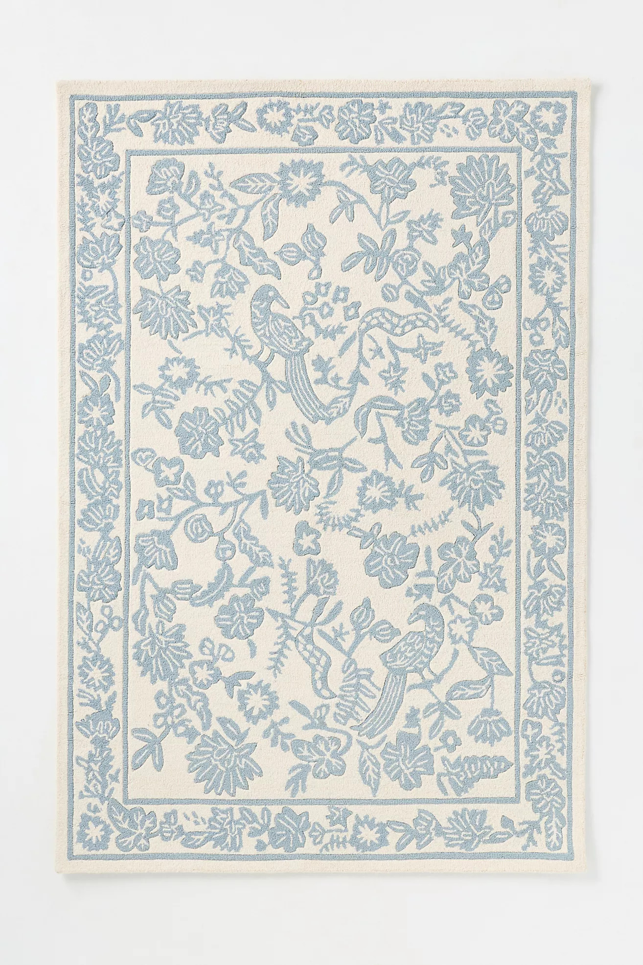 Rifle Paper Co. x Loloi Floral Wool Rug | Anthropologie (US)