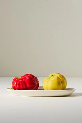 Rina Stoneware Salt & Pepper Shakers | Anthropologie (US)