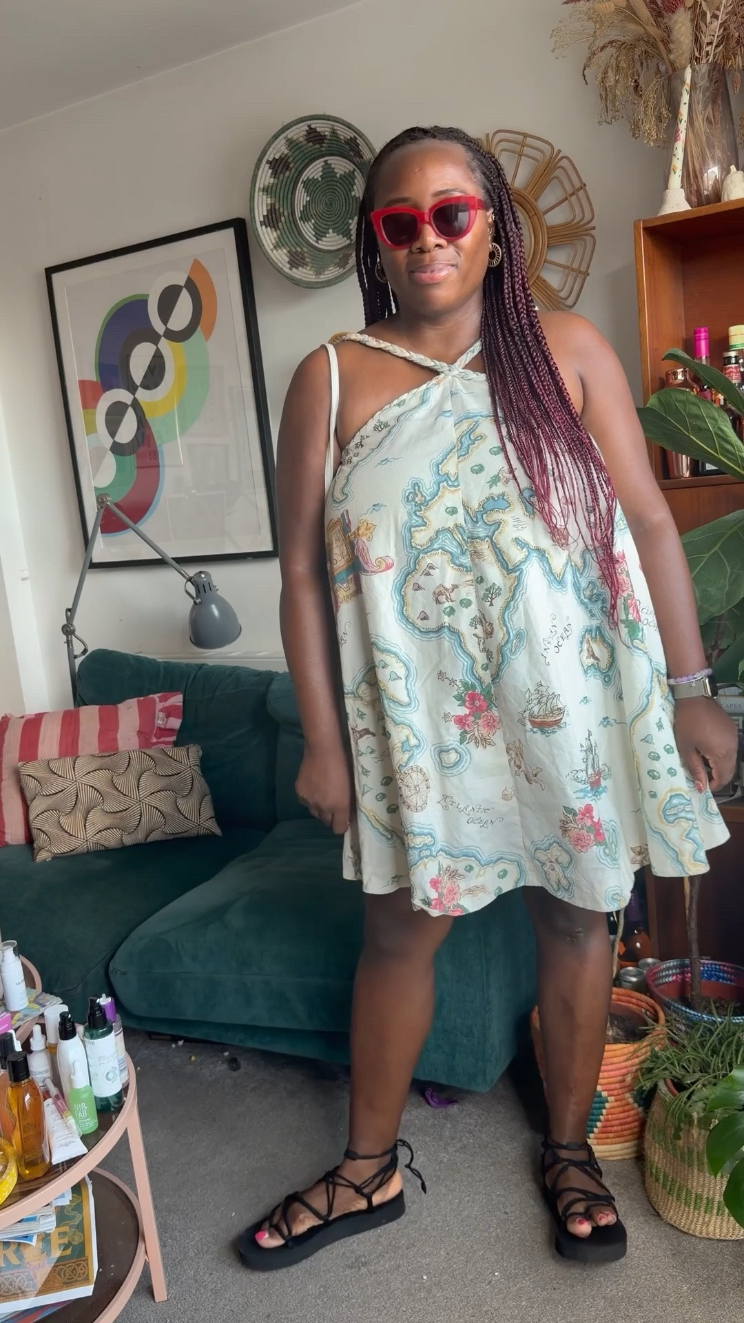 Wearing size 18 in the dress and size 9 sandals

#LTKsummer #LTKmidsize #LTKdresses