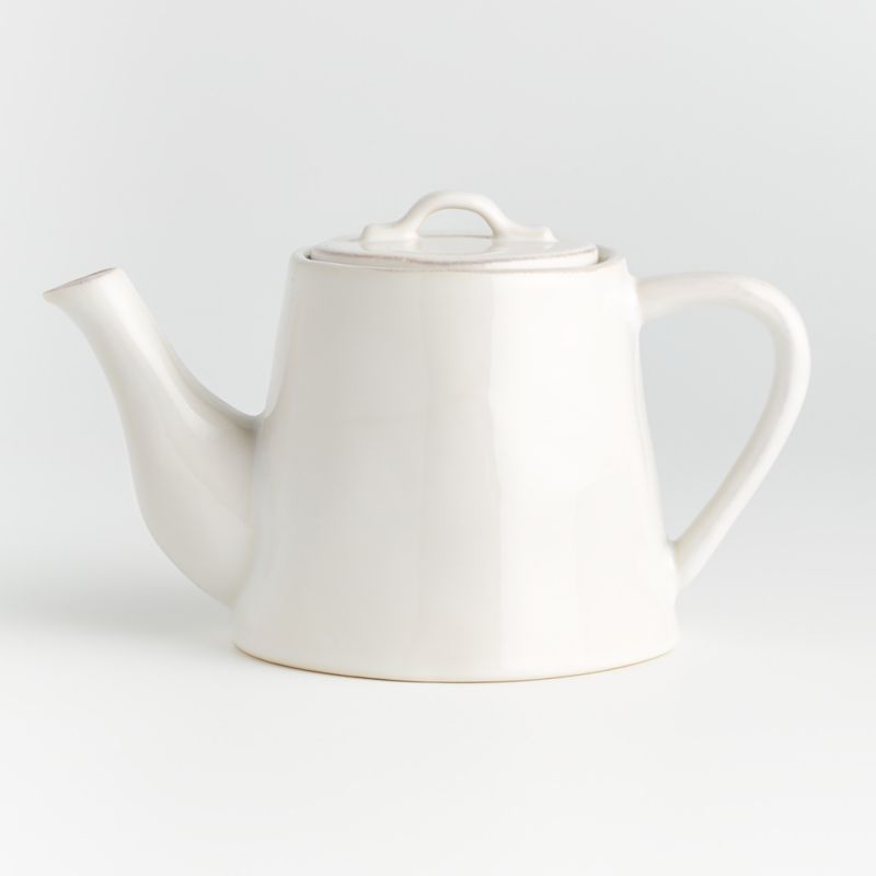 Marin White Teapot + Reviews | Crate & Barrel | Crate & Barrel