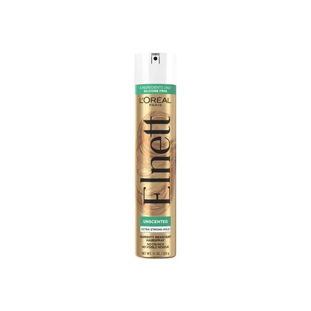 L Oreal Paris Elnett Satin Extra Strong Hold Light Hairspray Unscented 11 oz | Walmart (US)