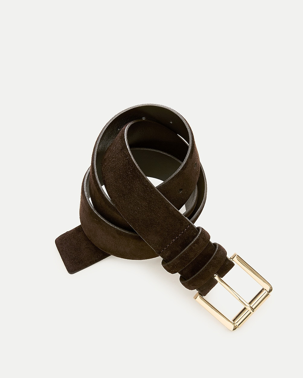 Suede roller-buckle belt | J. Crew US