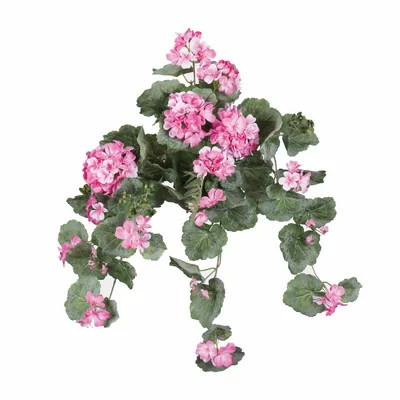 Artificial Geranium Hanging Bush | Wayfair North America