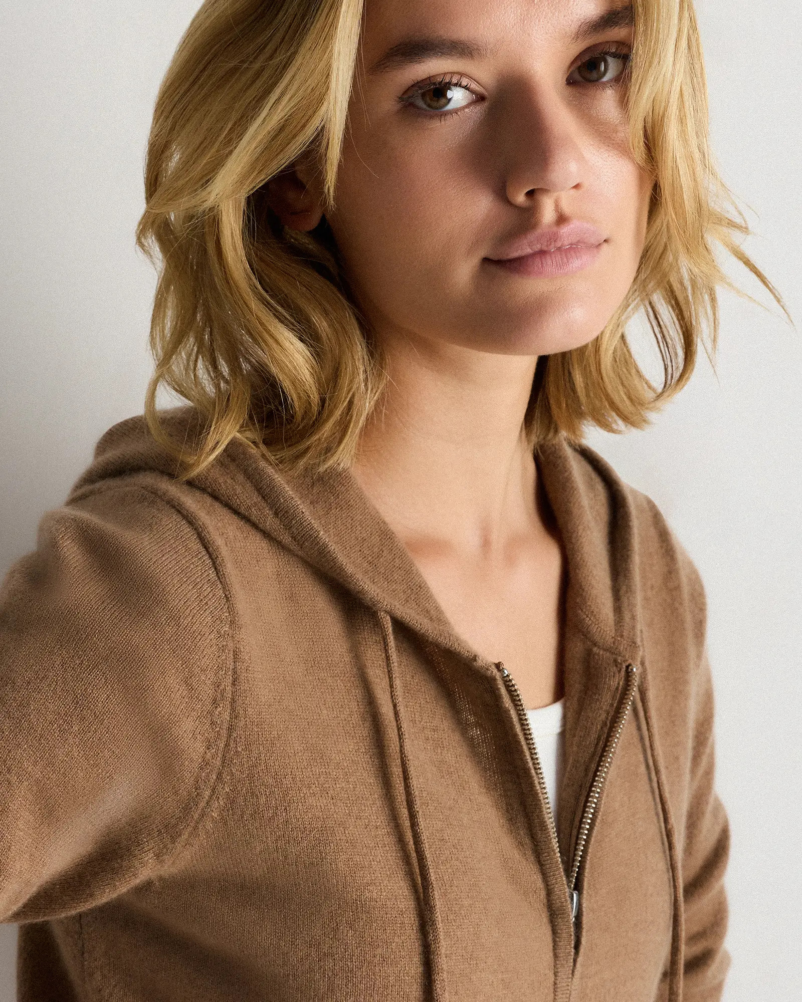 Mongolian Cashmere Full-Zip Hoodie | Quince