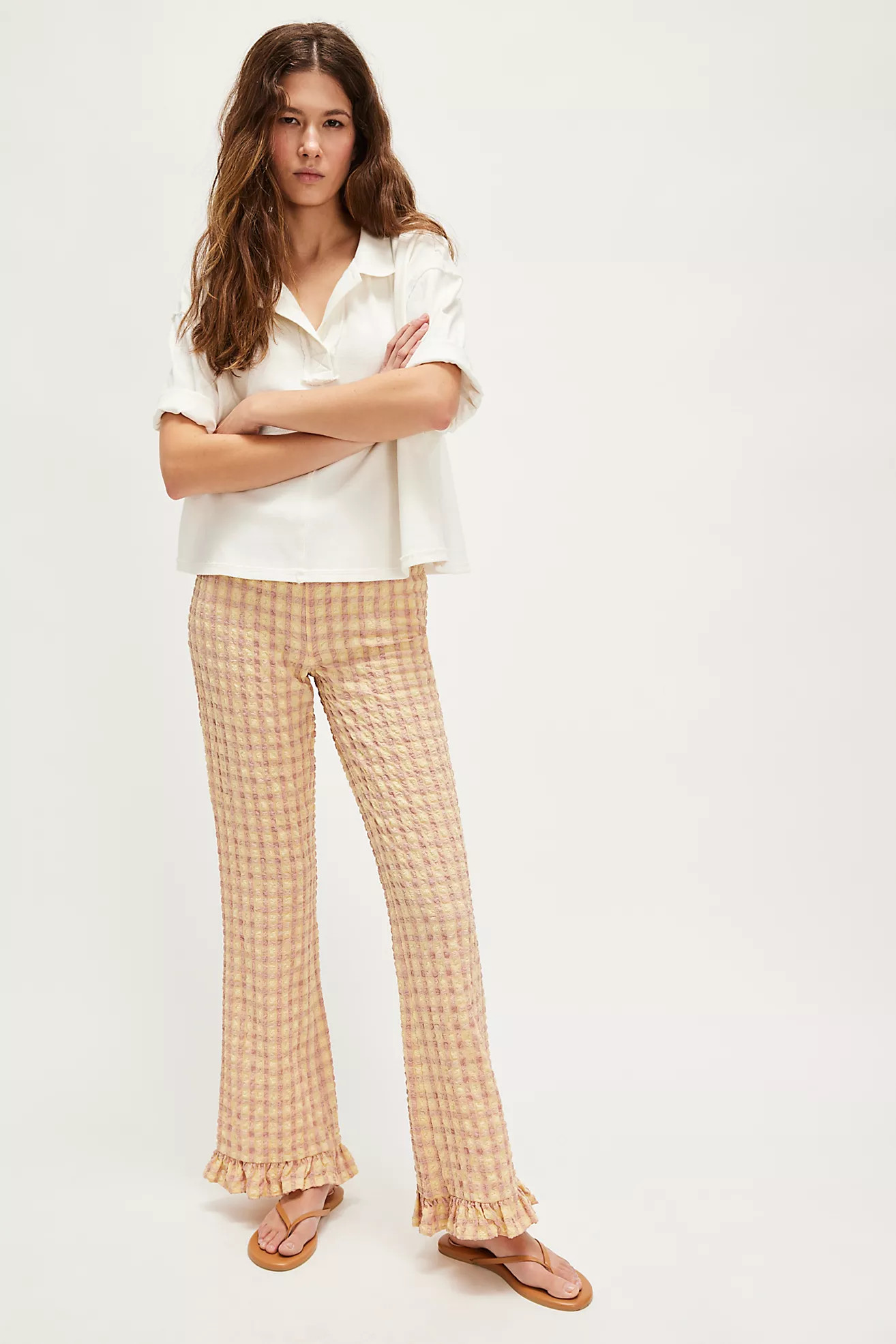 Frida Ruffle Pants | Free People (Global - UK&FR Excluded)