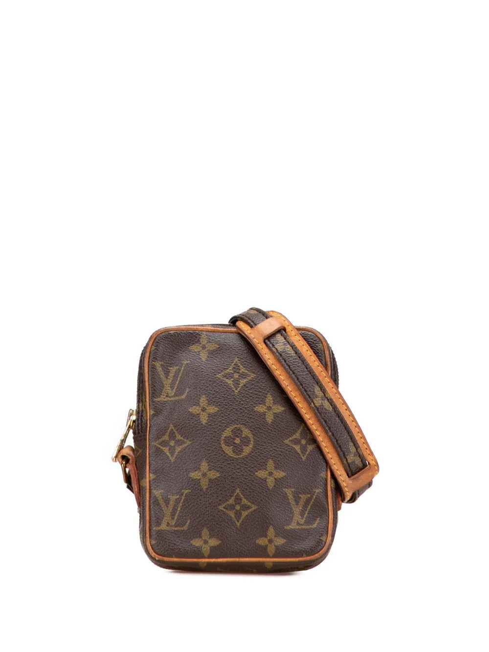 Louis Vuitton Pre-Owned 1988 Monogram Mini Danube crossbody bag - Brown | Farfetch Global