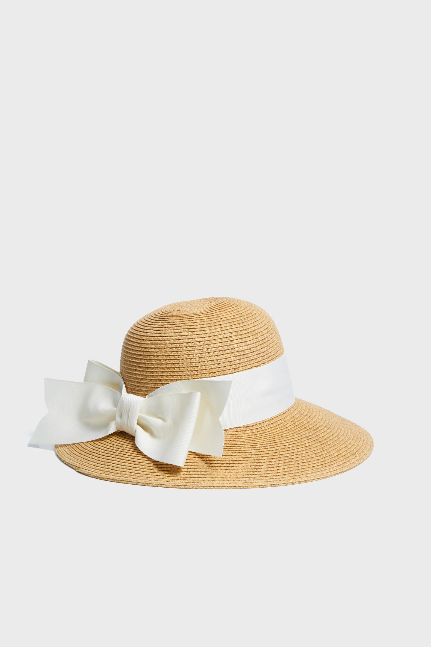 Exclusive Cream Packable Wide Bow Sunhat | Tuckernuck (US)