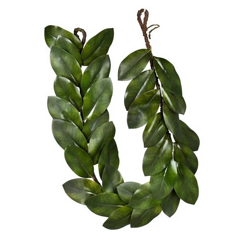 Vickerman 589762 - 5' Green Magnolia Leaf Garland (FQ190412) Unlit Garland | Walmart (US)