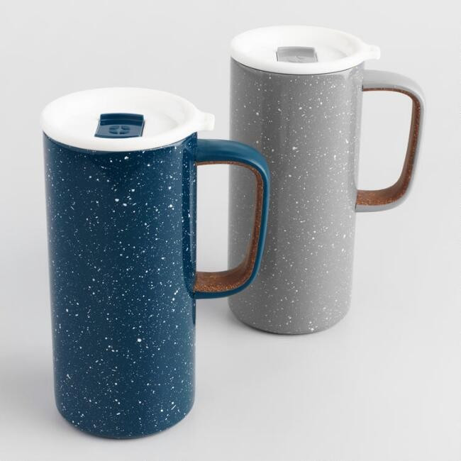 Ello Campy Insulated Stainless Steel Travel Mugs Set of 2 | World Market