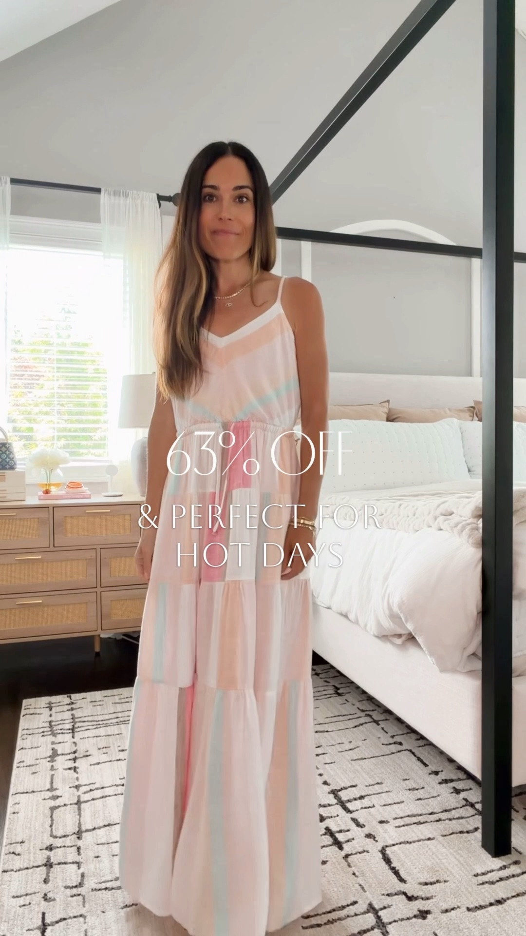 I wore this dress all day today and it was exactly what I wanted on a hot summer day ☀️

Lightweight, breezy, comfortable, and one of those dresses that makes you look put together with zero effort. The pastel colors are even prettier in person, and right now it’s 63% off 🙌🏻

Definitely one of my favorite summer finds lately.

💌type “DRESS” and I’ll send you the details! 
🔗

#LTKootd #LTKSaleAlert #LTKOver40
