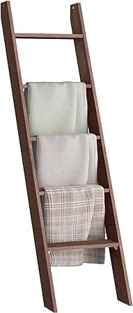 VASAGLE Blanket Ladder Decorative Farmhouse - for The Living Room, 5-Tier Ladder Shelf, Ladder Ra... | Amazon (US)