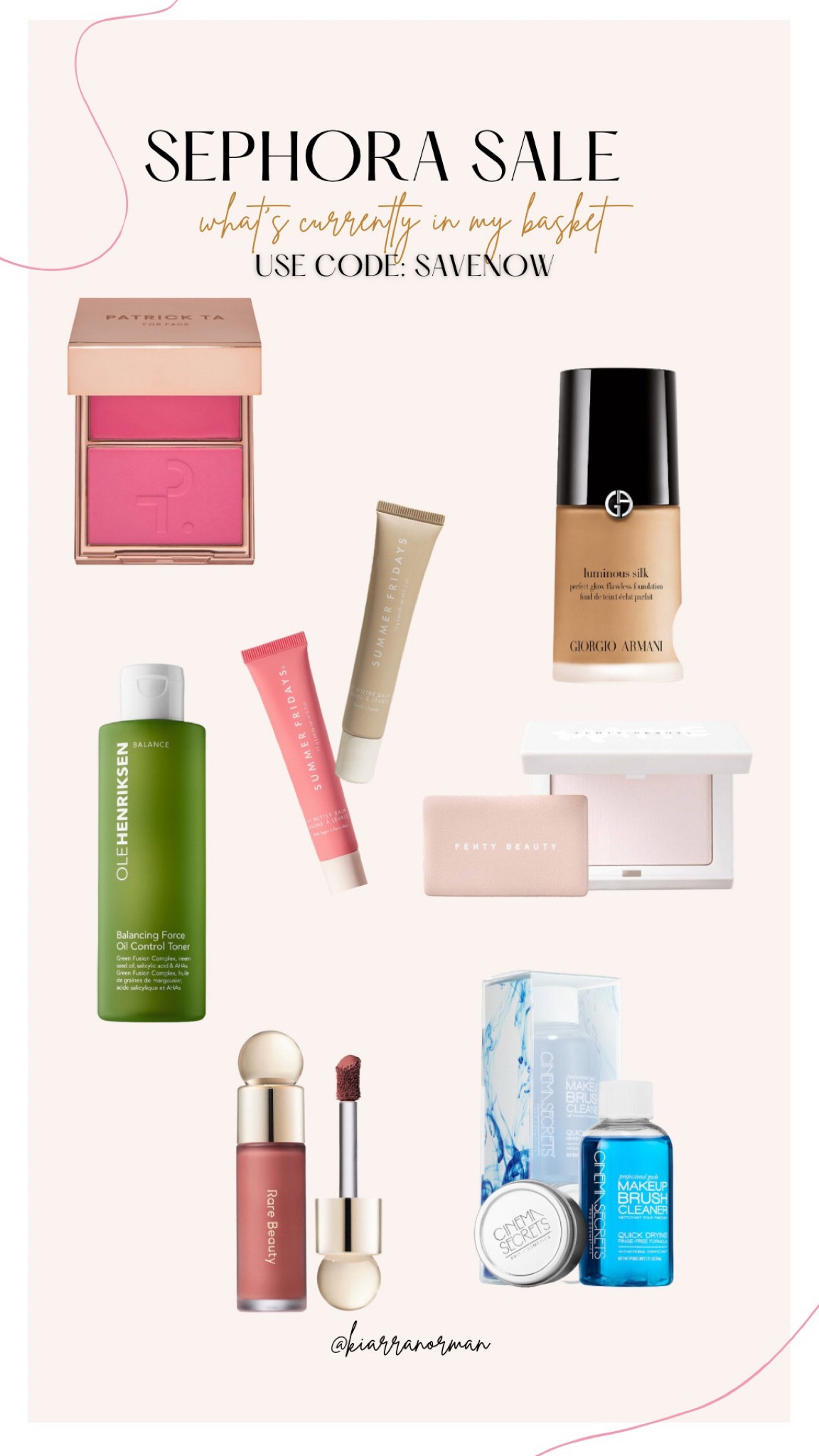 Some items that are currently in my basket for Sephora sale! 

#LTKBeautySale #LTKFind #LTKSeasonal