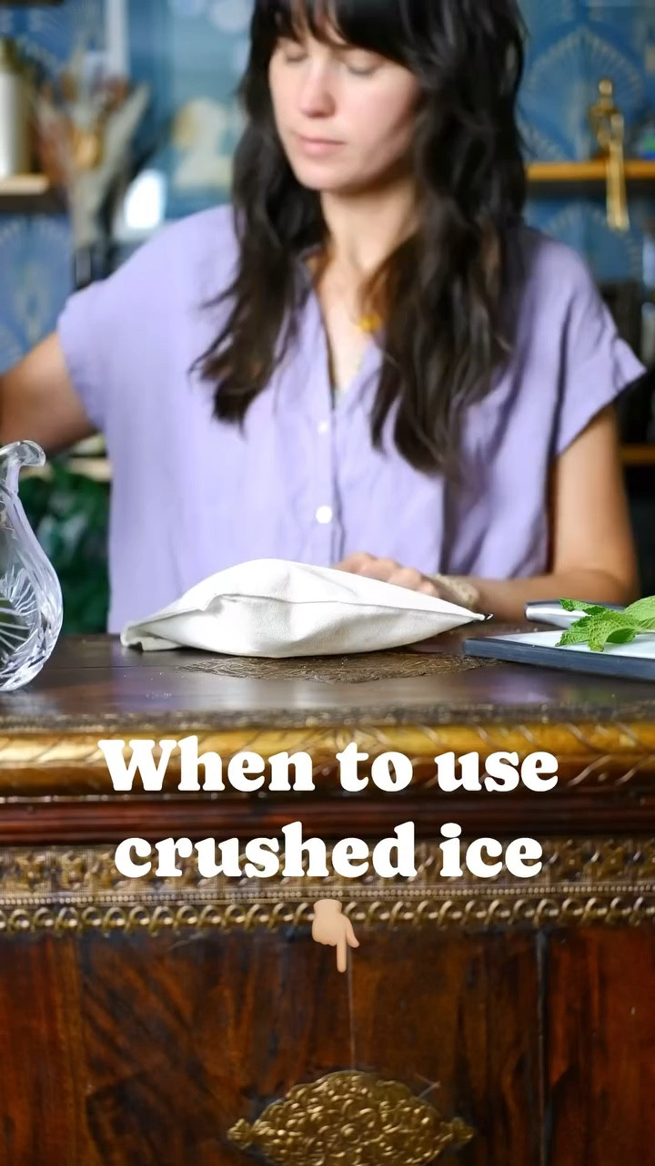 I thought it would be fun to revisit some of your favorite reels from this past year as we make way for 2024! 

Today we start with a favorite Tuesday tip from May 2023! Lots of folks underestimate how important choosing the right kind of ice is when crafting a cocktail. But dilution and chilling make an enormous difference in your end result, both of which rely in part on ice. A dense, large, clear cube will melt more slowly than small ice pebbles or crushed ice, so it’s important to choose the right kind of ice!

The small size of crushed ice means more of the drinks surface area is touching the ice,  which causes the drink to chill more quickly without over-diluting. This is particularly useful in drinks that require quick cooling, such as Mint Juleps and Mojitos.

It  is also useful for thinning out syrups and juices, making it ideal for many tiki drinks. The tiny pebbles will thin out the liquids, creating a snow cone effect that adds just the right amount of dilution to these spirit-forward cocktails, while keeping them consistently chilled.

So next time you’re making a refreshing summer cocktail, don’t forget to grab the ice crusher or Lewis bag and add some crushed ice!

#KStuesdaytip #cocktails #countdownto2024