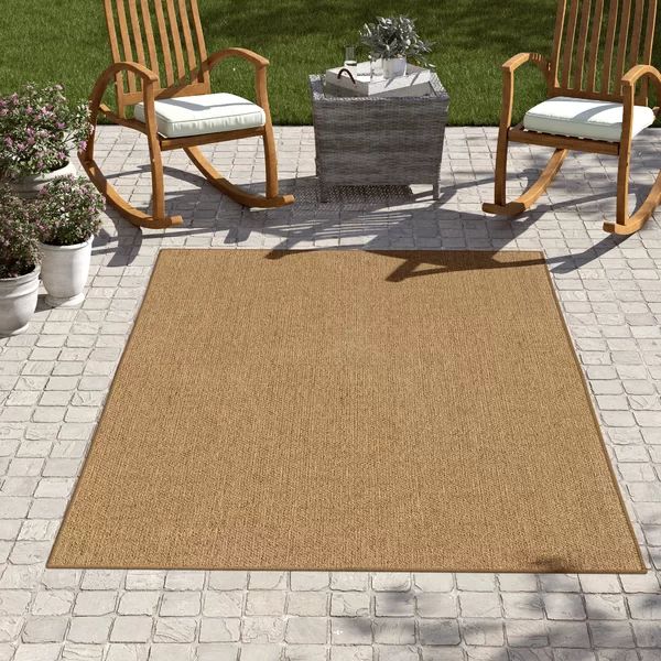 Gaeta Tan Indoor / Outdoor Area Rug | Wayfair North America