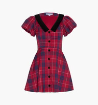 The Samantha Dress - Cherry Tartan | Hill House Home US