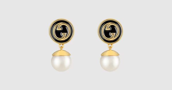 Gucci Blondie pearl earrings | Gucci (US)
