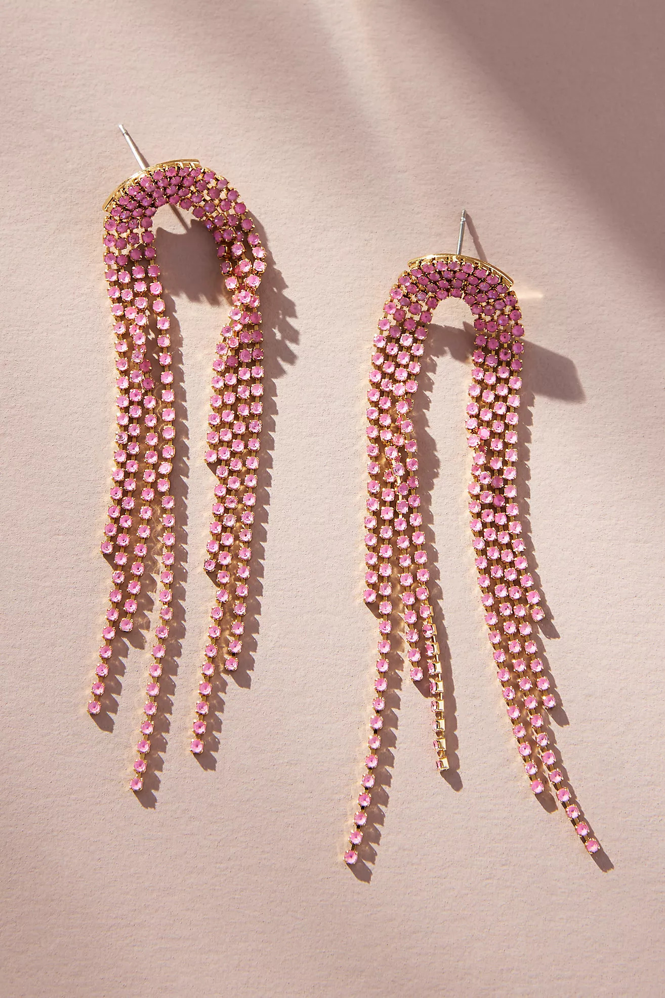 Crystal Crescent Earrings | Anthropologie (US)