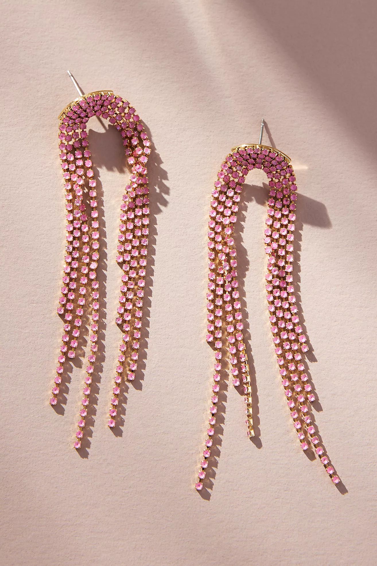 Crystal Crescent Earrings | Anthropologie (US)