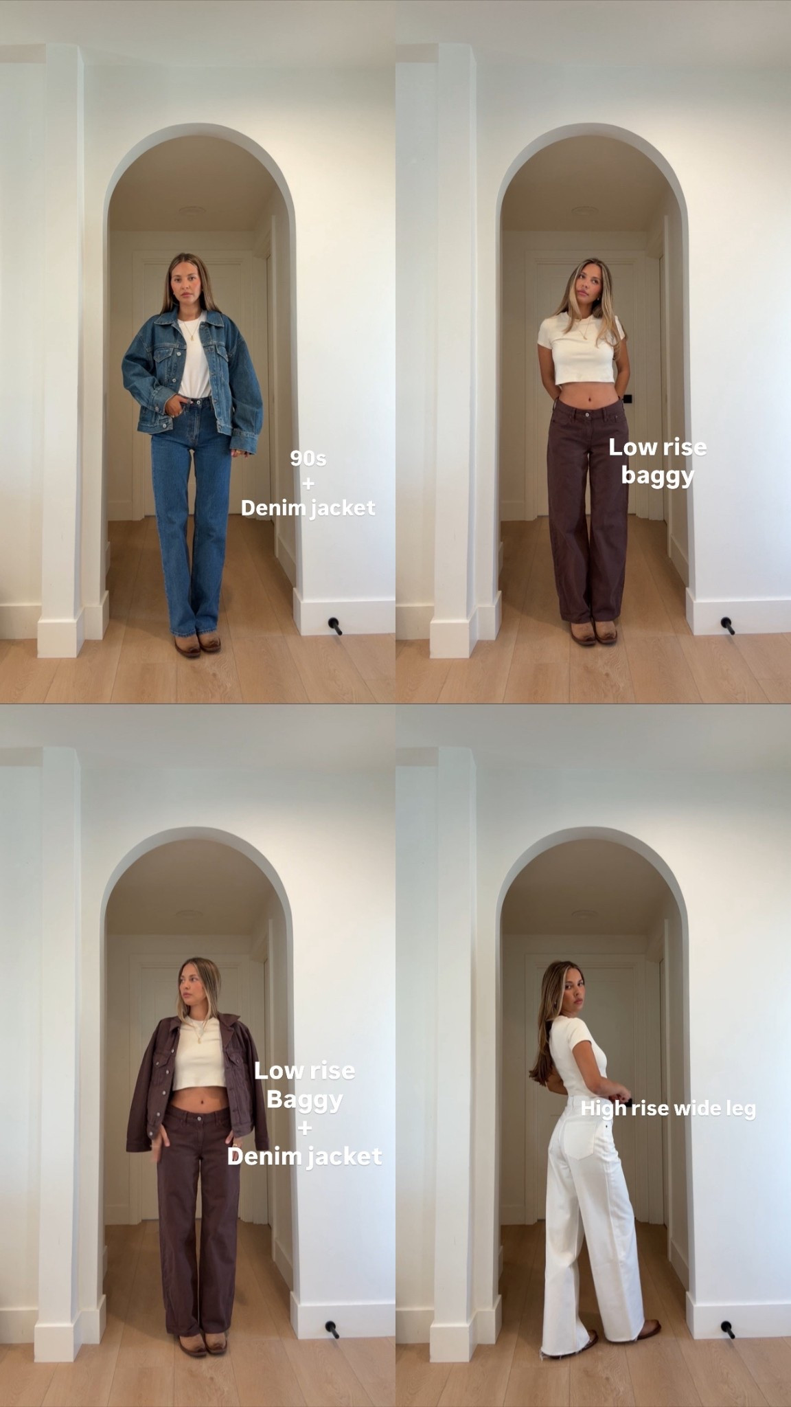 ABERCROMBIE SPRING
DENIM FAVS ON SALE: these are the pairs worth it - sizing + fit notes linked
Im5'4:
90s style- I'm a 24/ regular
Bootcut- 24/ regular
Low rise ultra loose- 24/ short (these are lower rise so l do short length)
High rise wide leg - 24/regular