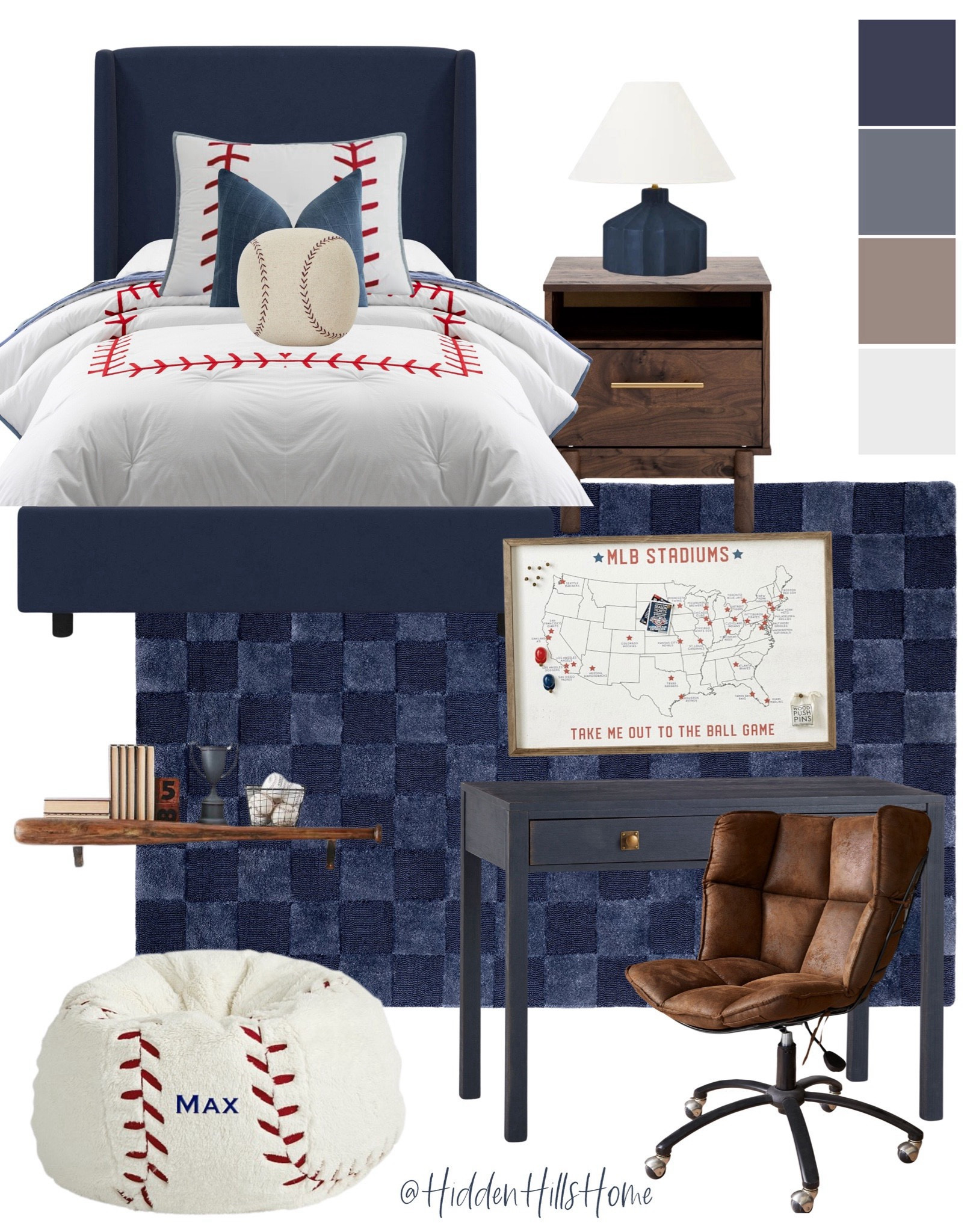 Boys baseball bedroom, boys room decor ideas, sports themed boys bedroom mood board, kids room ideas #boysbedroom

#LTKHome #LTKSaleAlert #LTKKids