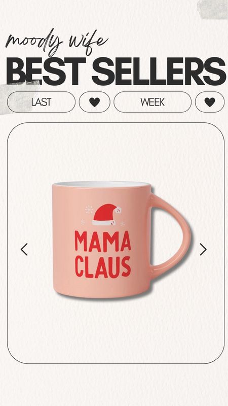 Moody Wife Best Sellers Last Week • Mama Claus Coffee Mug

#bestsellers #topfinds #MustHaves #BestSellerAlert #PopularPicks #TrendingNow #christmascoffeemug #mamaclaus 

#LTKGiftGuide #LTKHoliday #LTKfindsunder50