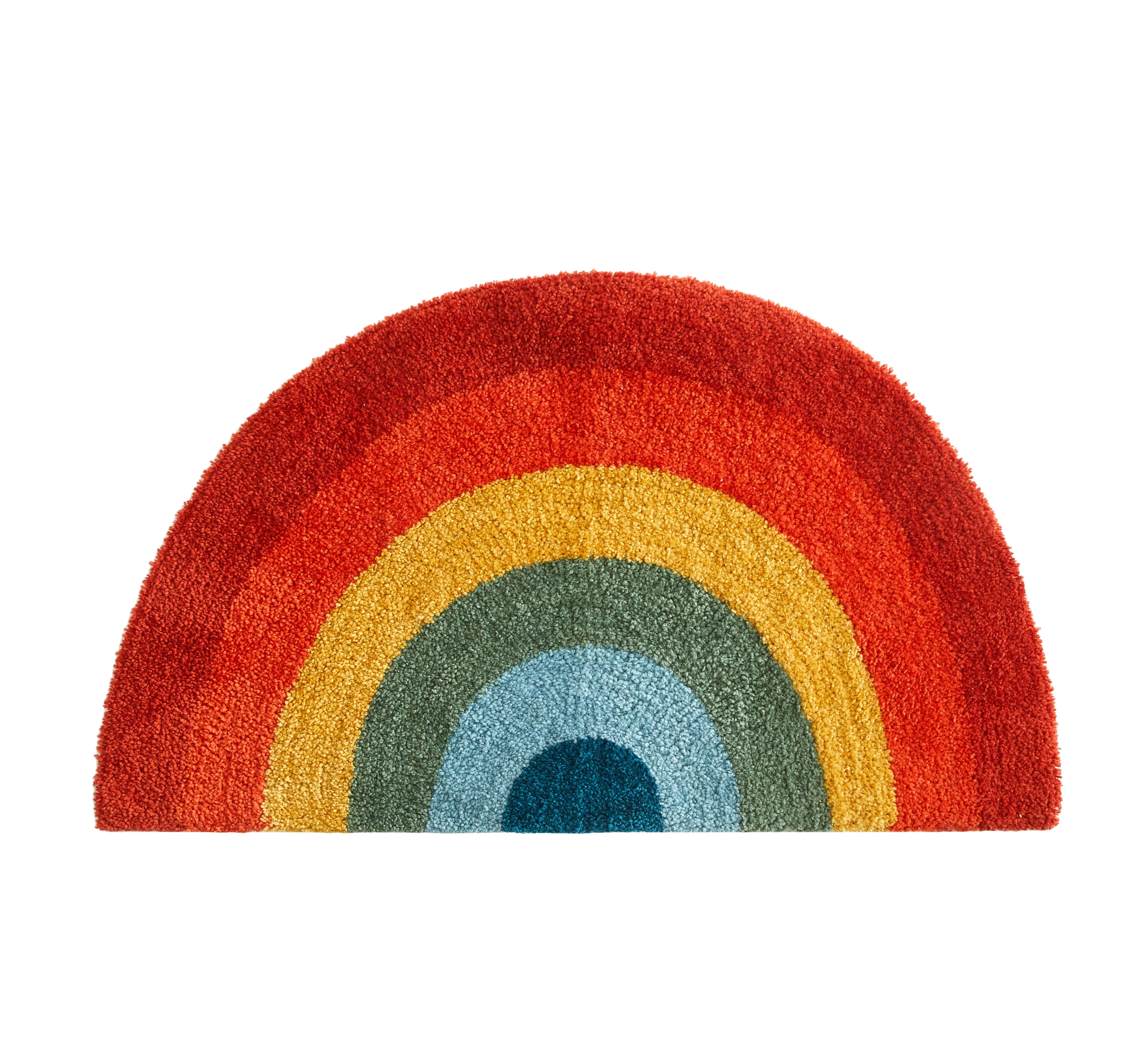 Mainstays Rainbow Shaped Bedroom Rug 20 x 30 Inches | Walmart (US)