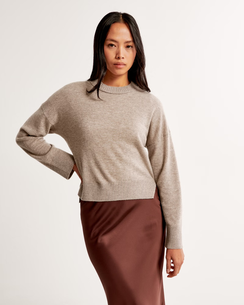 Cashmere Crew Sweater | Abercrombie & Fitch (US)