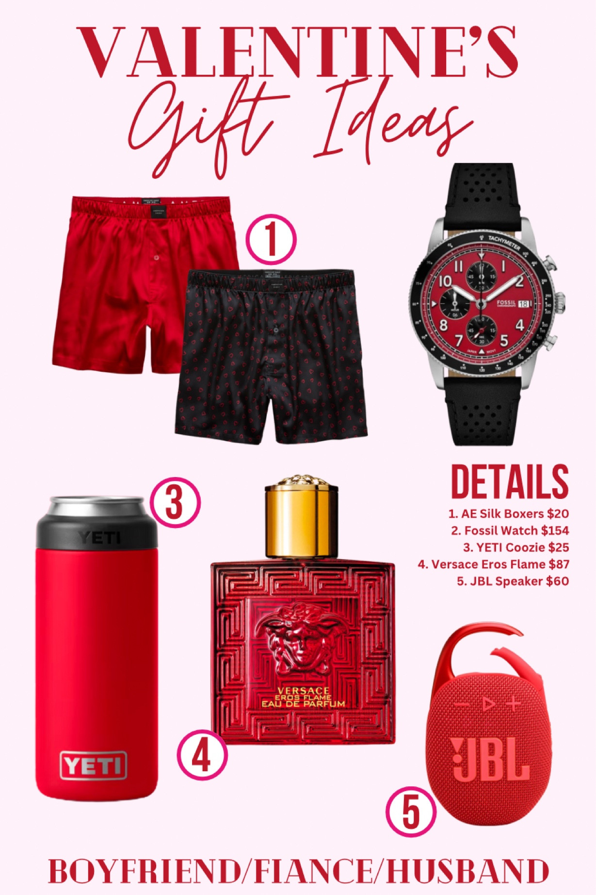 Valentine’s Day gifts for him! These Valentine’s Day gifts are the perfect way to show your husband, fiancé, or boyfriend how much you love him - and they’re perfectly on theme with the colors! Gifts for him. Affordable gifts for him. Gifts for men  

#LTKMens #LTKGiftGuide #LTKSaleAlert