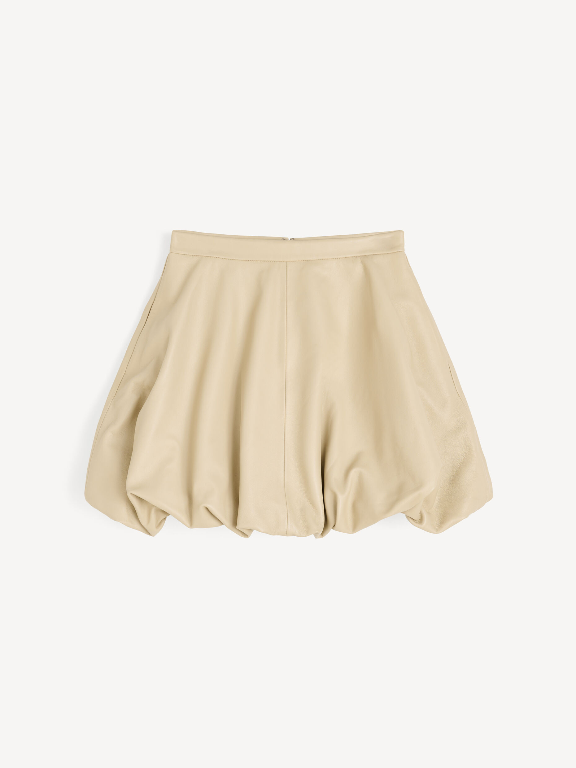 EXCLUSIVE: Brey Leather mini skirt | By Malene Birger