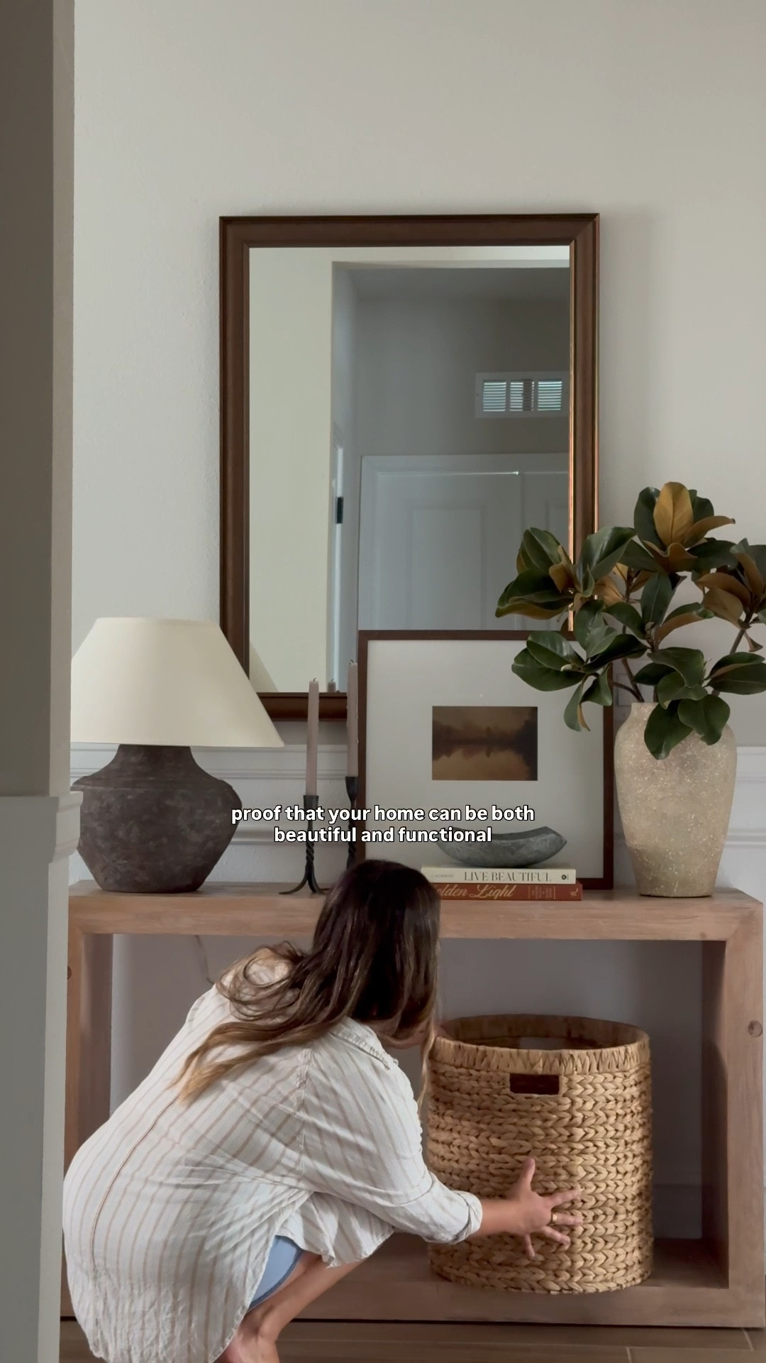 The most loved pieces in my home are the ones that look designer but actually work for my everyday life 👌🏼

It’s the washable rug that stands up to pets. 
The catch-all bowls that make keys and remotes disappear in style.
The hidden compartments that keep things clutter-free.

Beauty matters but so does function✨

 follow @homewithstephannie for functional and beautiful home design 🤎
.
.
.
.
.
.
.
.
.
.
.
.
.
.
.
.
.
.
#homedecorinspo #interiordesign #homerenovation #accentwall #mcgeeandco #mypotterybarn #budgetfriendlydiy #wayfair #targetstyle #stylingtips

#LTKSaleAlert #LTKSeasonal #LTKHome