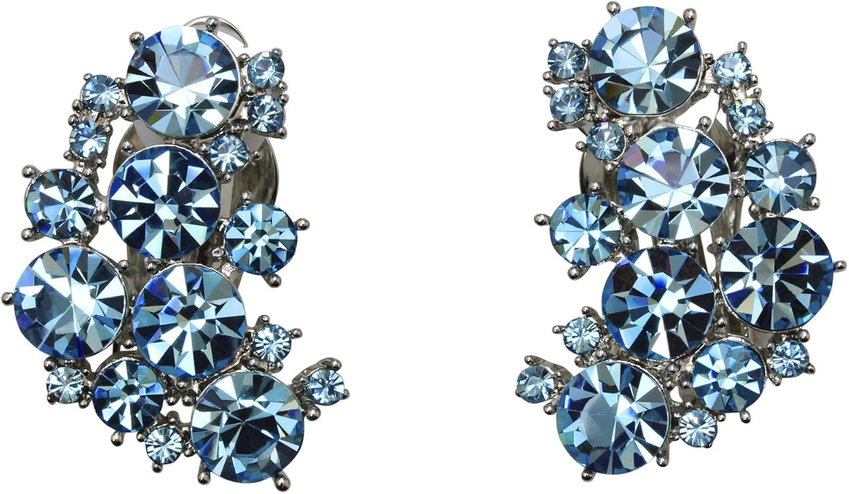 Faship Gorgeous Clip Ons Floral Earrings | Amazon (US)