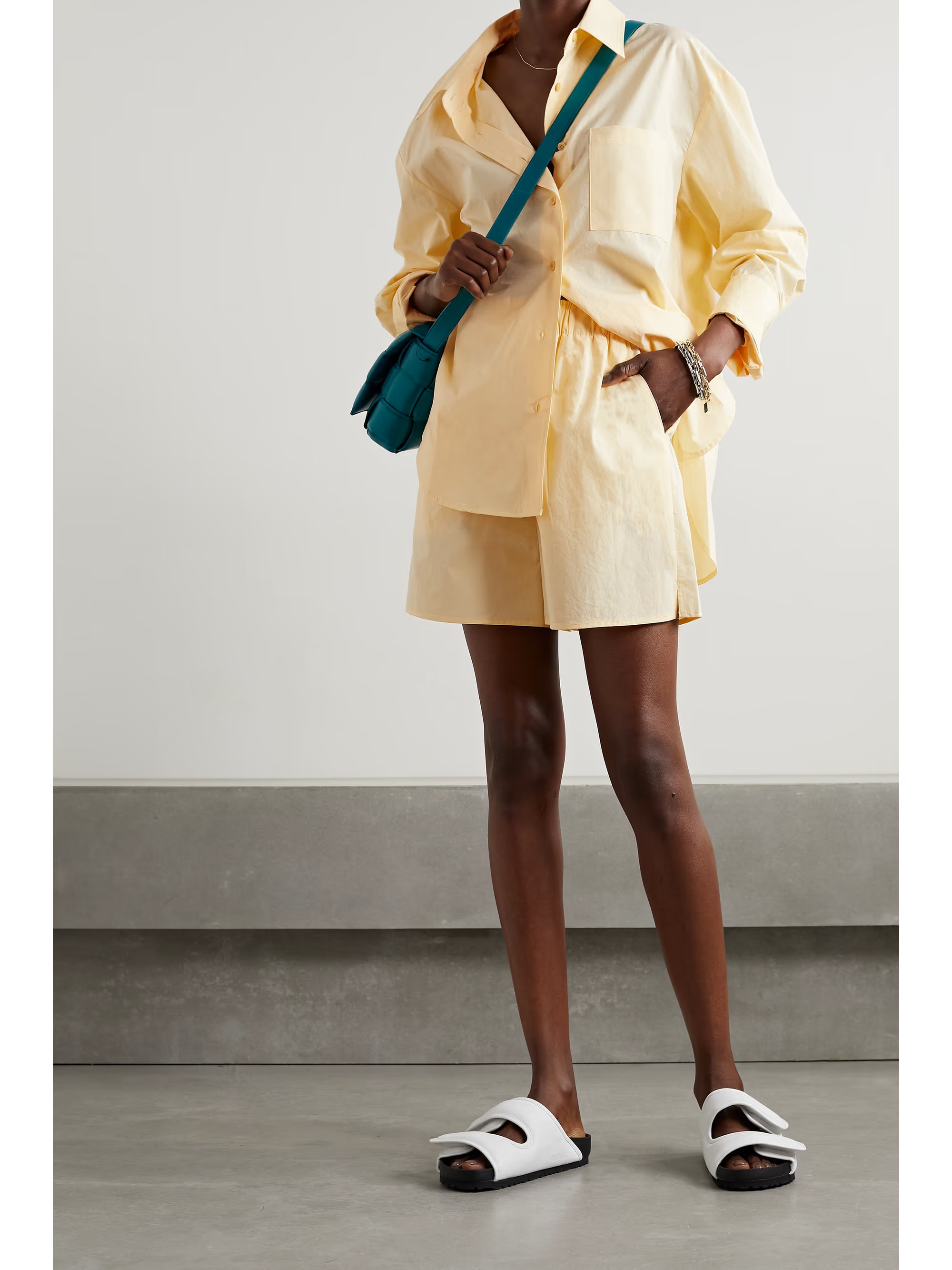 Lui organic cotton-poplin shorts | NET-A-PORTER (US)