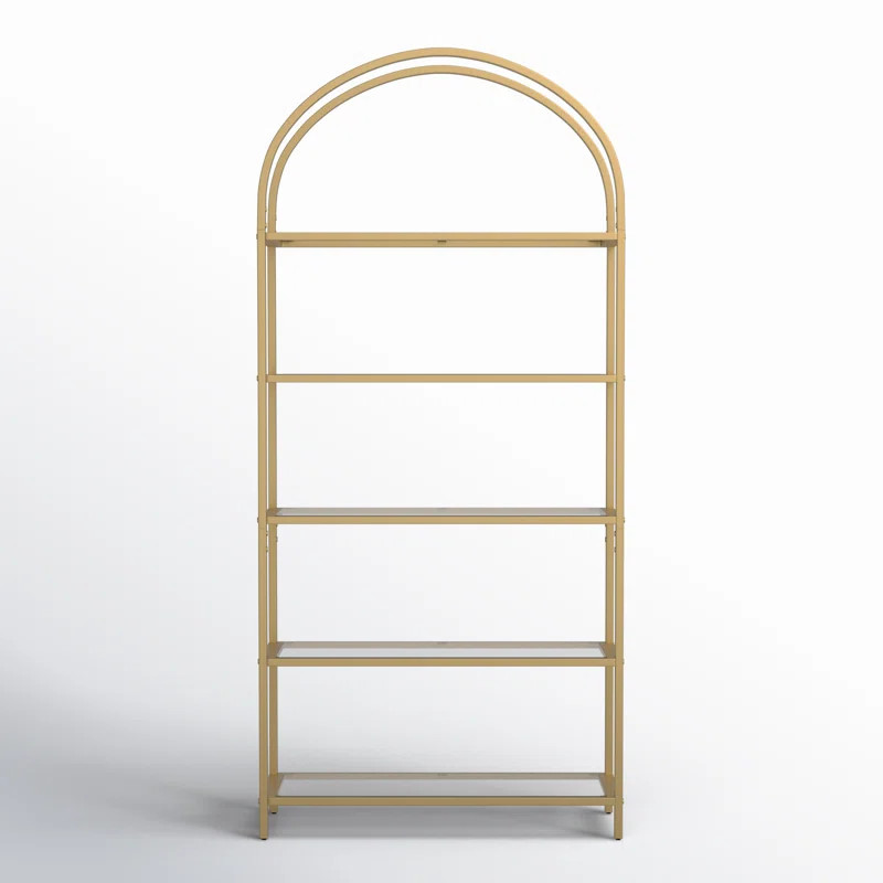 Adrianne 72.2'' H x 32.7'' W Etagere Bookcase | Wayfair North America