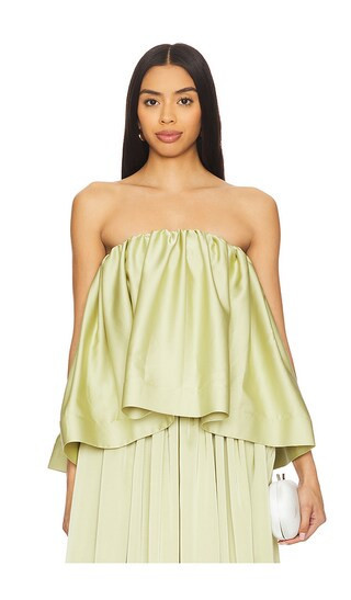 L'IDEE Breeana Top in Green. - size 12/L | Revolve Clothing (Global)