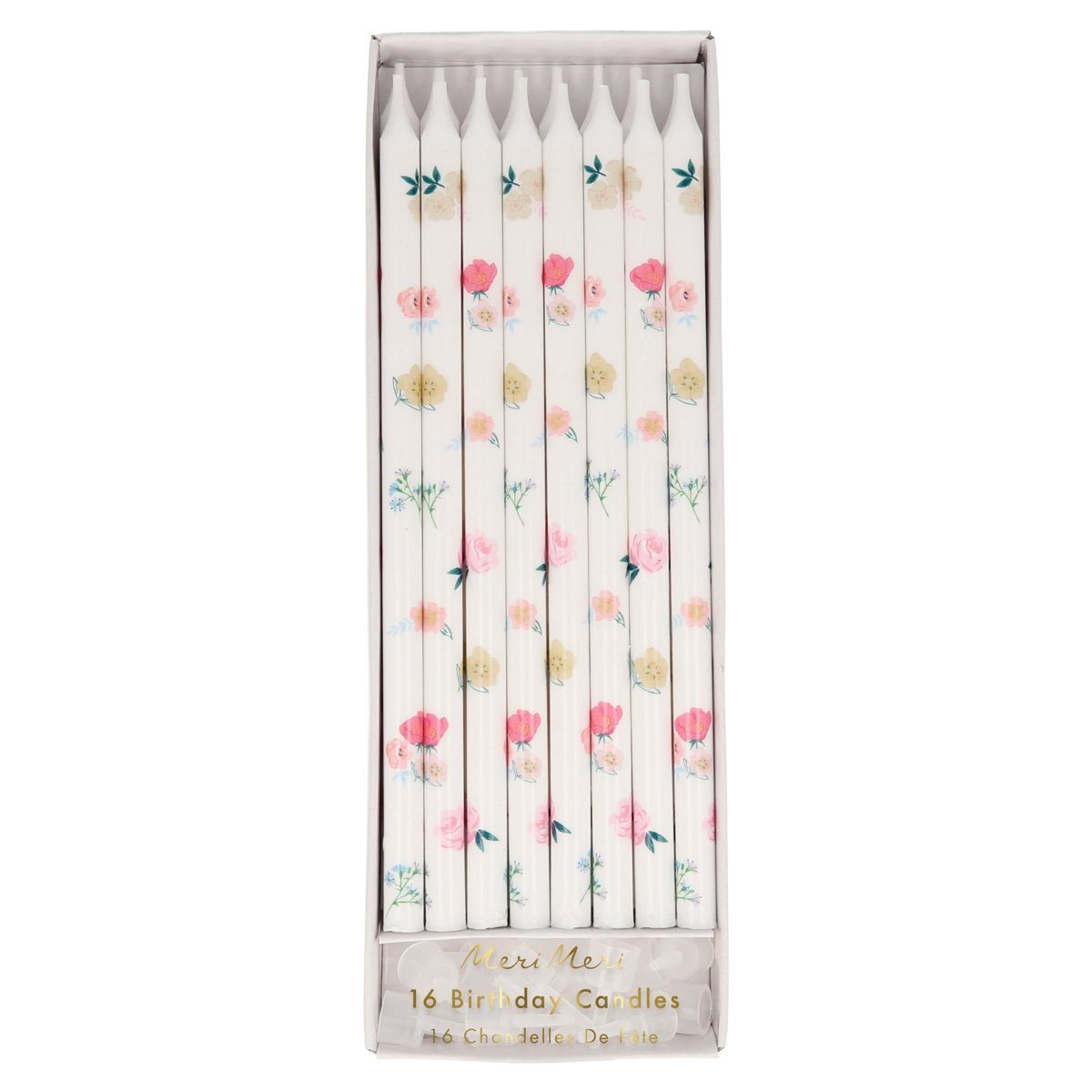 Meri Meri Floral Pattern Candles (Pack of 16) | Target