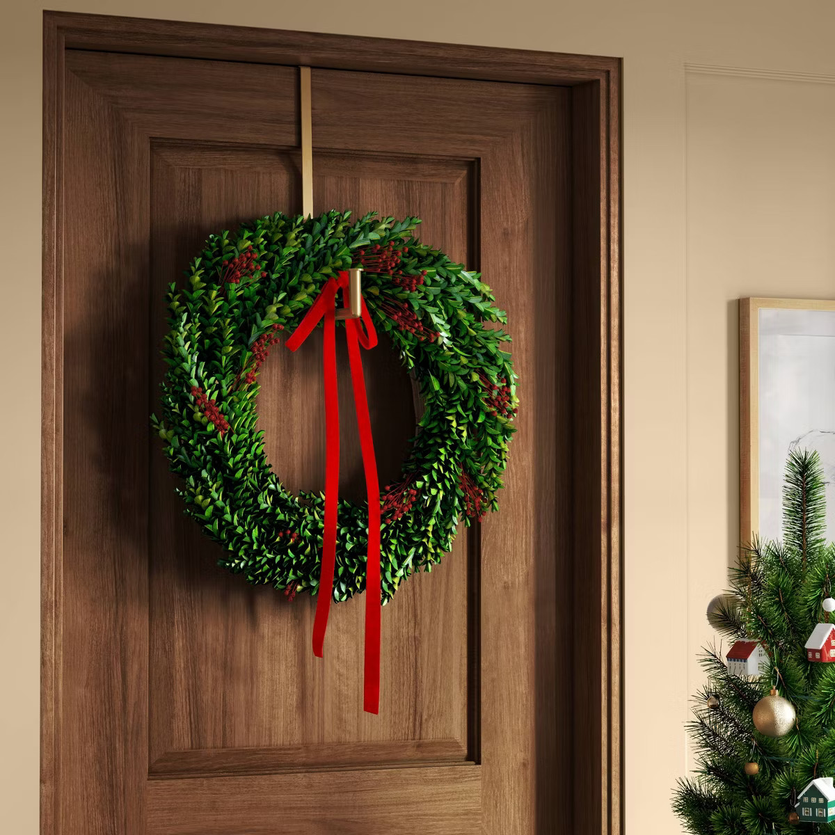 Boxwood Preserved Christmas Wreath - Threshold™ | Target