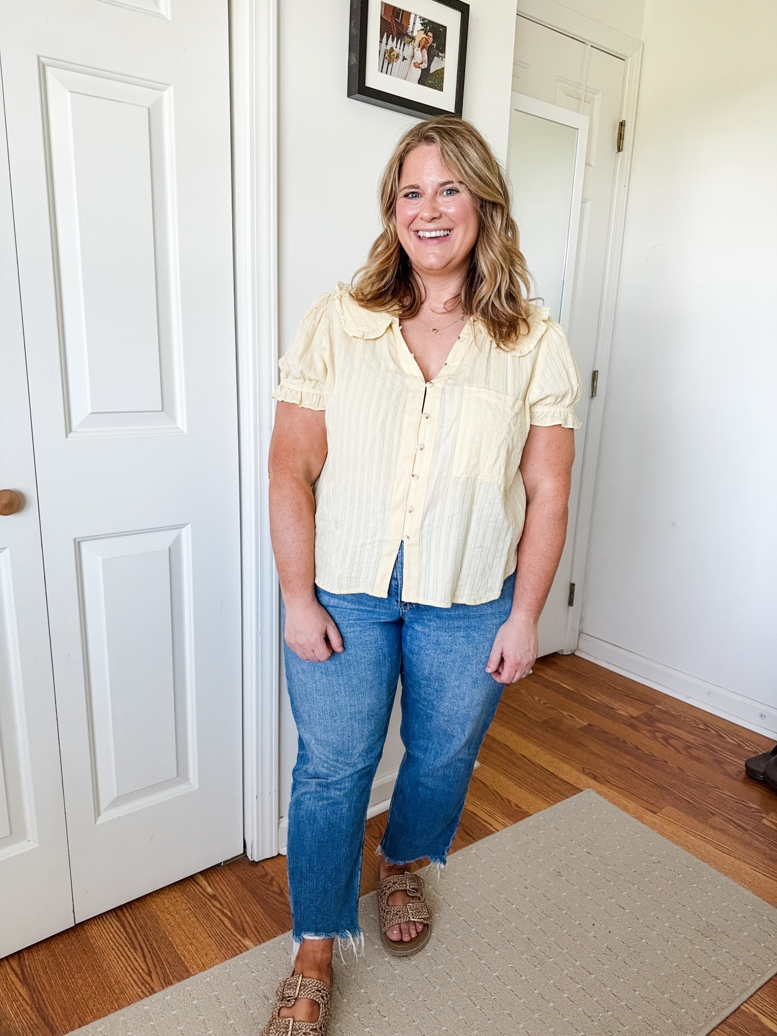 Wearing an XL in the Amazon top and a 14 x short in jeans.  Great work top! Jeans go in and out of stock so linking a few other pairs as well.  

#LTKMidsize #LTKPetite #LTKFindsUnder50