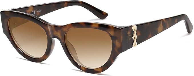 SOJOS Cat Eye Sunglasses for Women & Men 90s Retro Aesthetic Trendy Cateye Designer Sunnies SJ233... | Amazon (US)