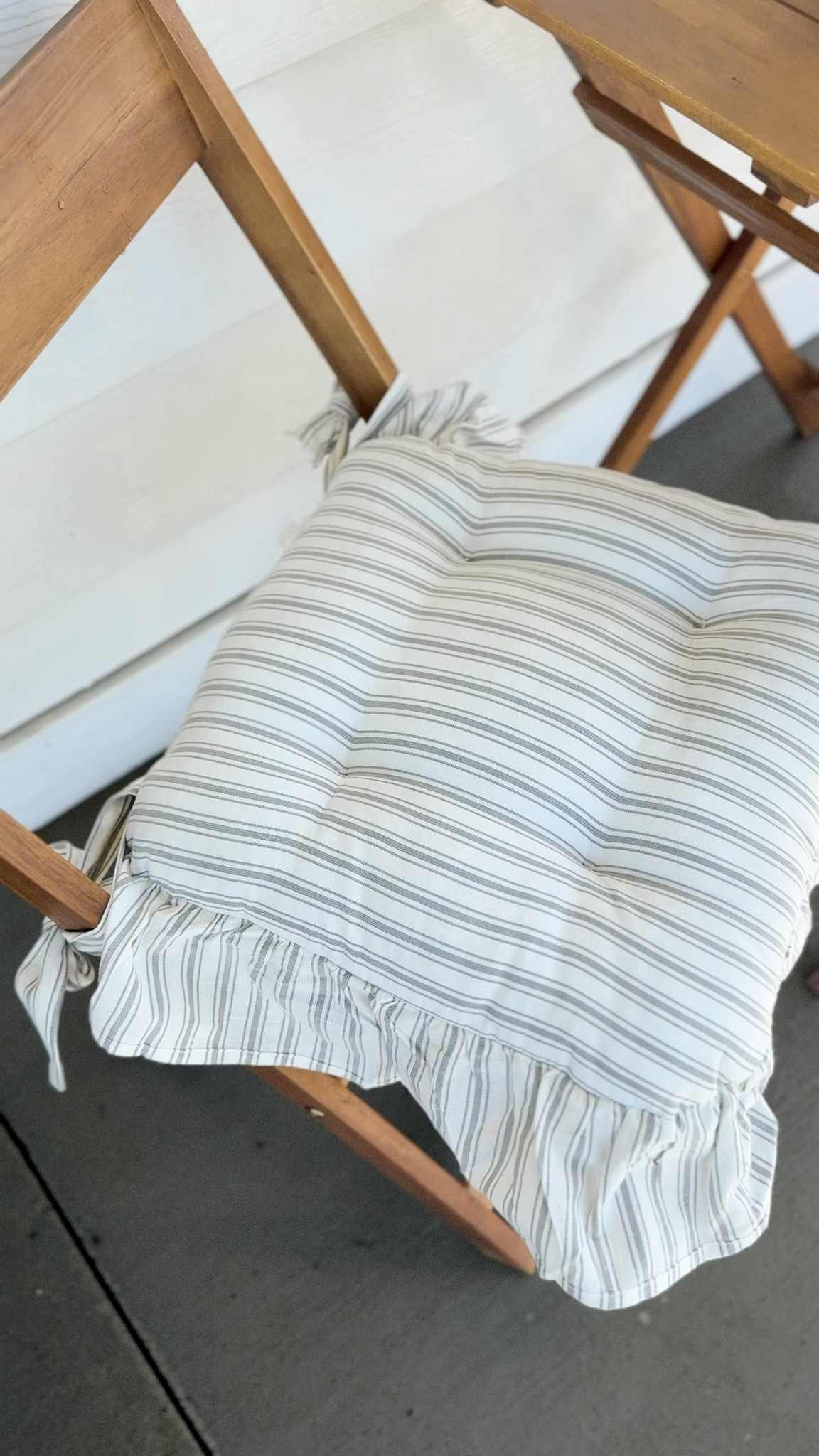 Stripped Ruffled Cushion 

#LTKHome #LTKSeasonal