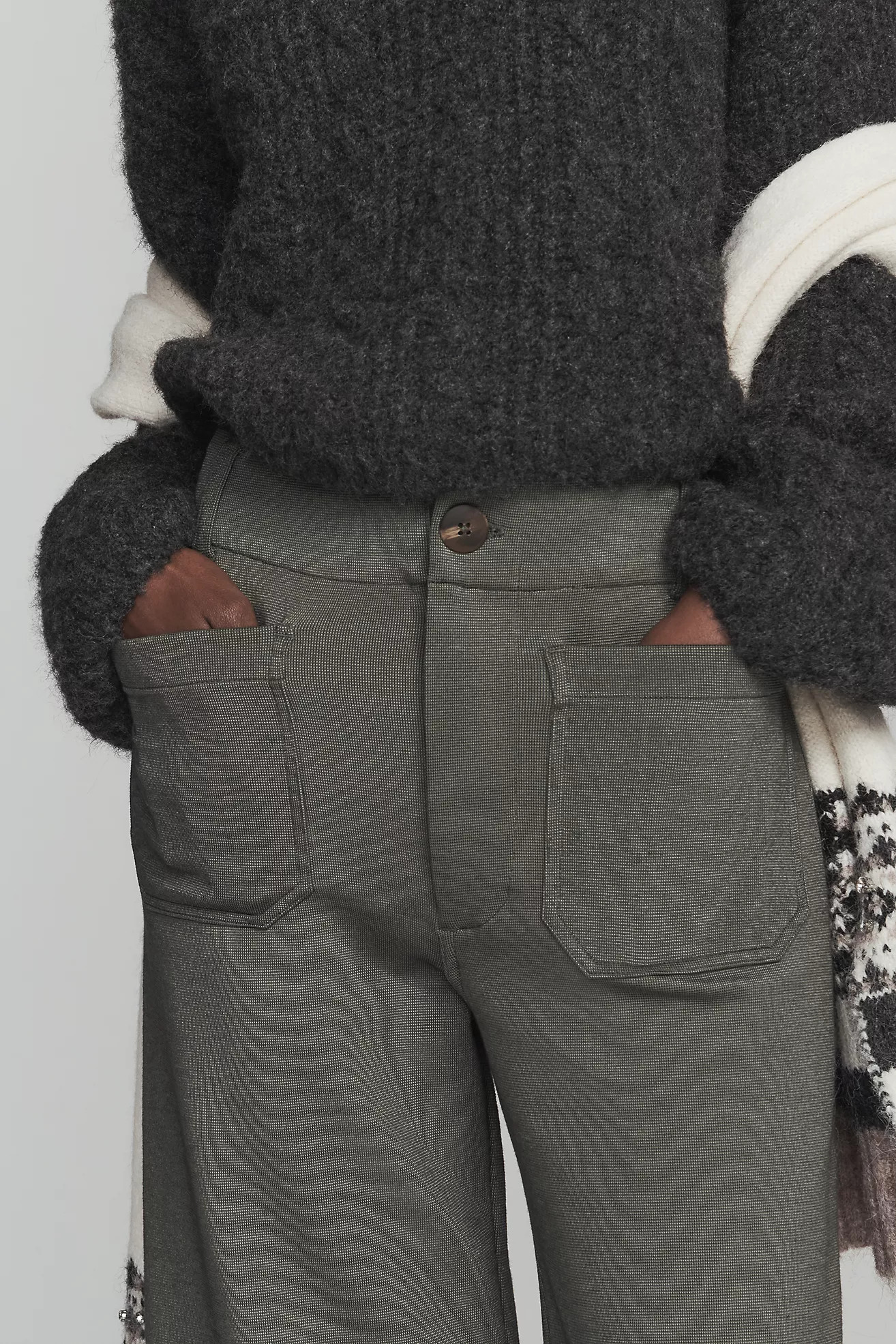 The Colette Knit Crop Wide-Leg Pants by Maeve | Anthropologie (US)