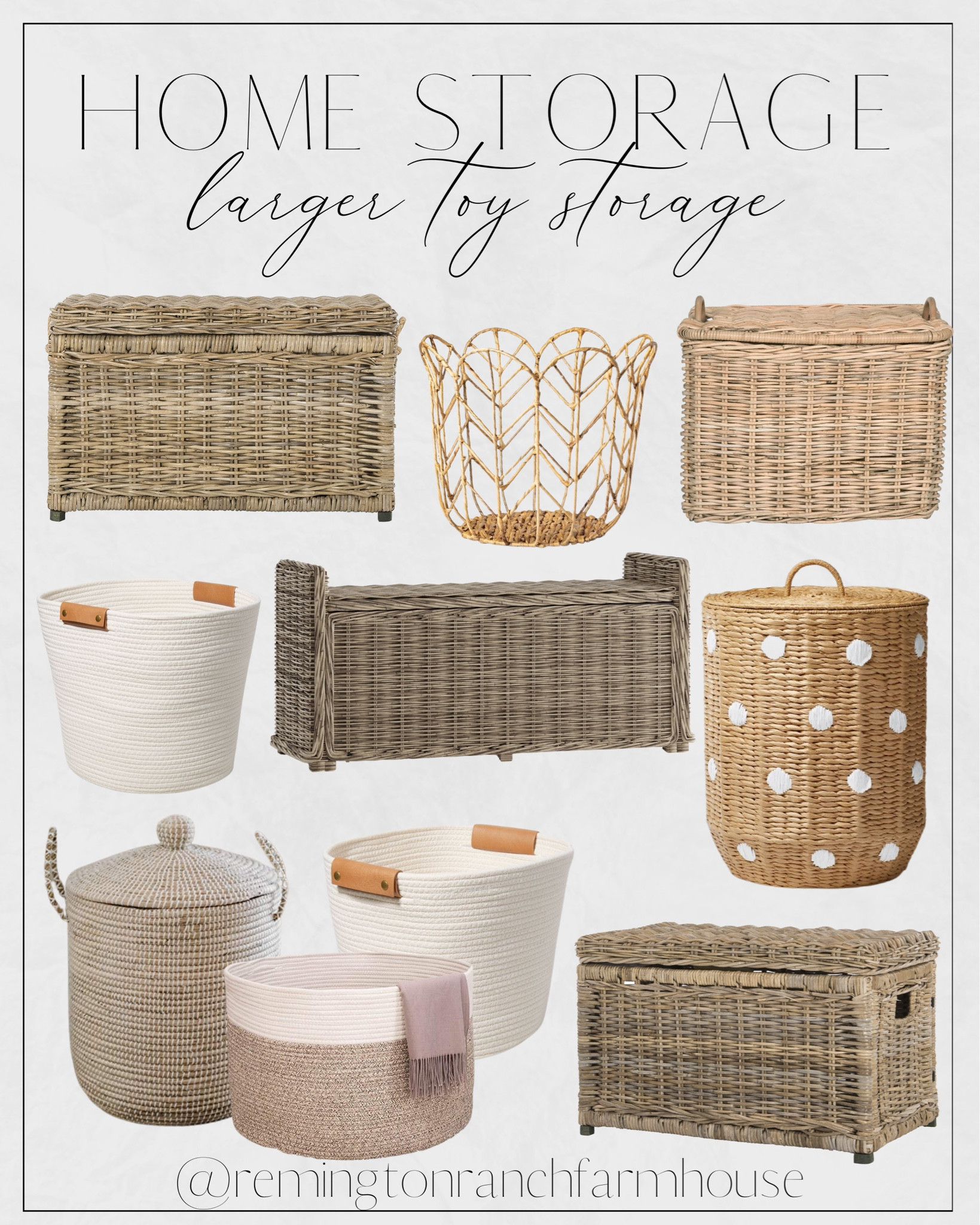 Larger Toy Storage - Kid Toys Organization - Chest - Home Storage Ideas - Baskets - Home Organization 

#LTKSeasonal #LTKhome