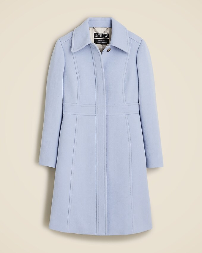 Petite new lady day topcoat in Italian double-cloth wool blend | J. Crew US