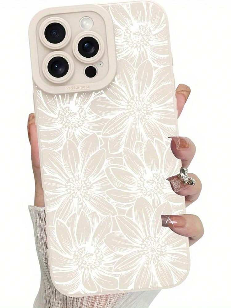 White Floral Phone Case | SHEIN