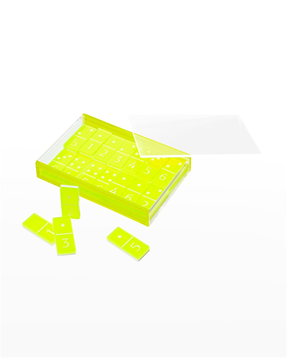 Sunnylife Lucite Dominoes Game | Neiman Marcus