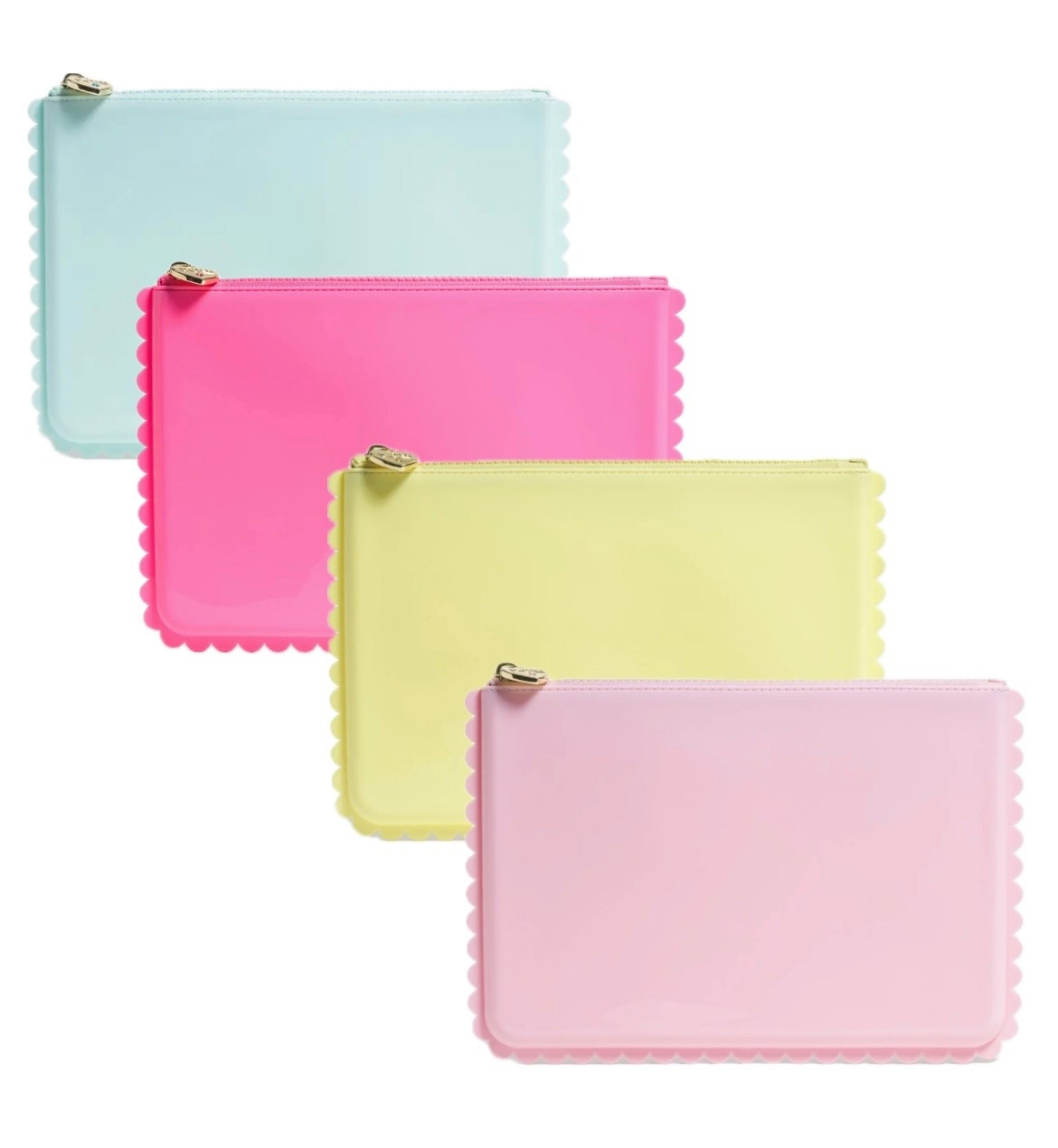 Obsessed! 🩷🩵💛✨
…. These cute pouches have scallops, come in the cutest colors AND are jellies!?! Love!!!


#LTKSeasonal #LTKTravel #LTKItBag