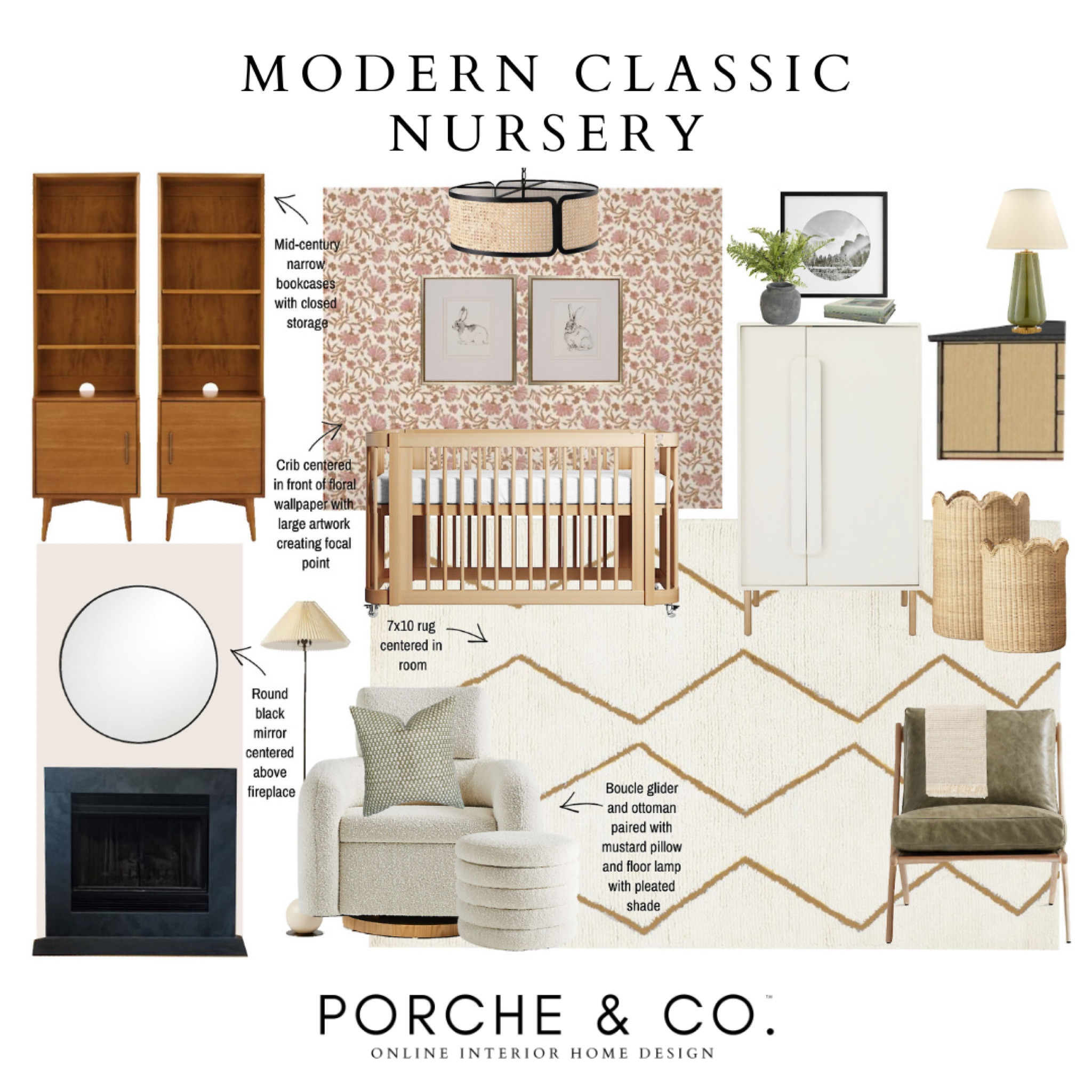 Nursery mood board, nursery design ideas, nursery inspo, nursery decor, modern nursery

#LTKsalealert #LTKbaby #LTKhome