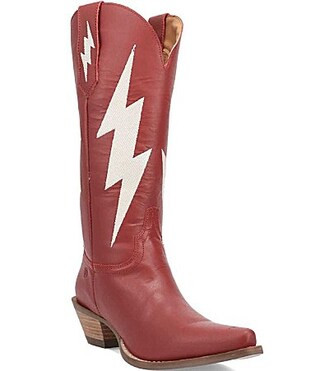 Dingo Thunderbolt Leather Tall Western Boots - 9 | Dillard's